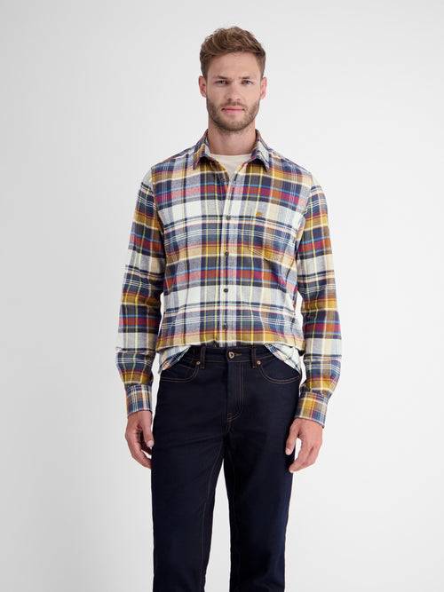 Lerros Flannelhemd in kerniger Twillqualität Fabrikverkauf