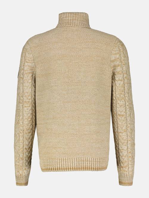 Lerros Jacquard-Rollkragenpullover Limitierter Zeitrabatt