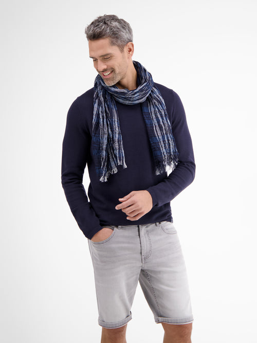 Lerros Schal mit Stripe-Check-Muster Bis zu 60% Rabatt