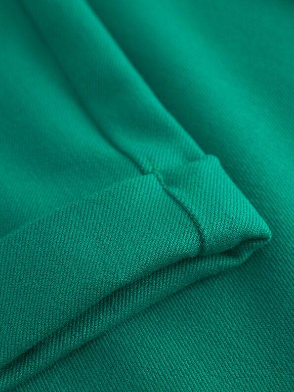 ﻿Mademoiselle YéYé Bundfaltenhose schmal zulaufend aus Gabardine Valentinstagsangebot