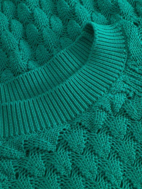 Mademoiselle YéYé Grobstrick Pullover aus Bio-Baumwolle Exklusive Angebote
