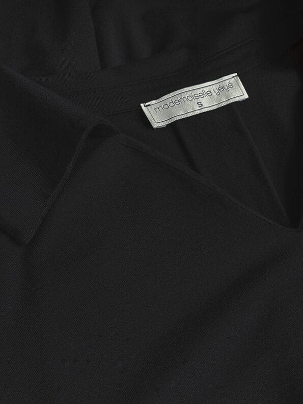 Mademoiselle YéYé Jersey Bluse mit Kellerfalte aus Ecovero by Lenzing JETZT KAUFEN
