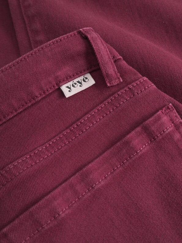 Mademoiselle YéYé Jeans Hose mit weitem Bein aus Bio-Baumwolle Letzte 2 Tage