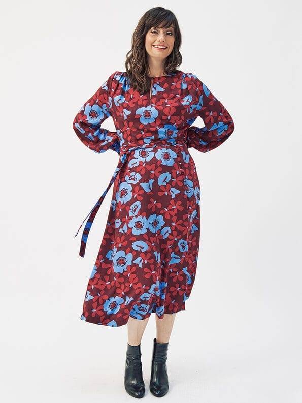 Mademoiselle YéYé Midikleid mit Saumschlitz aus Ecovero by Lenzing Zeitbegrenzte Promotion