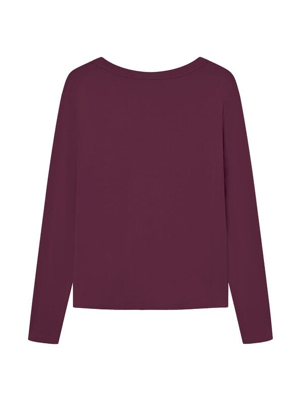 Mademoiselle YéYé Jersey Longsleeve mit V-Ausschnitt aus Ecovero by Lenzing Bis zu 65% Rabatt