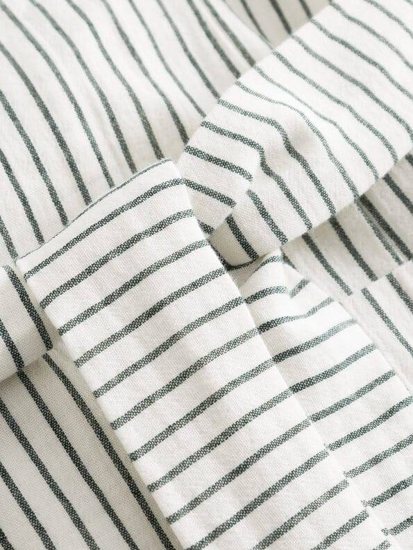 Mademoiselle YéYé Nadelstreifen Blazer aus Bio-Baumwolle Sonderangebot der Fabrik