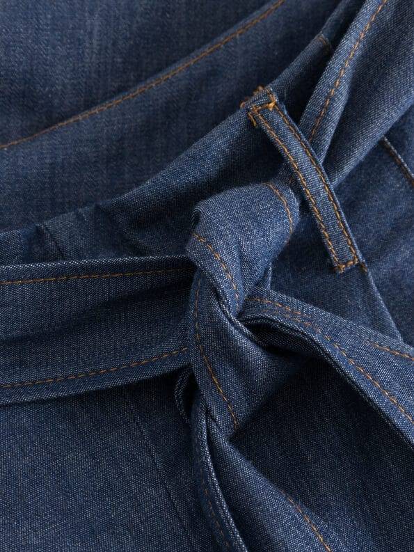Mademoiselle YéYé Jeans Short mit weitem Bein aus Bio-Baumwolle Nur noch ein Tag übrig