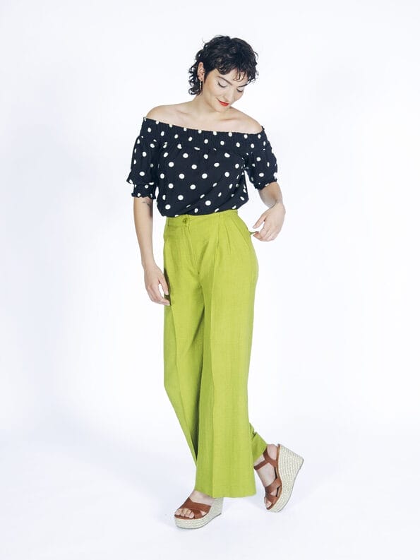 Mademoiselle YéYé Schulterfreie Bluse aus EcoVero by Lenzing Riesige Rabatte