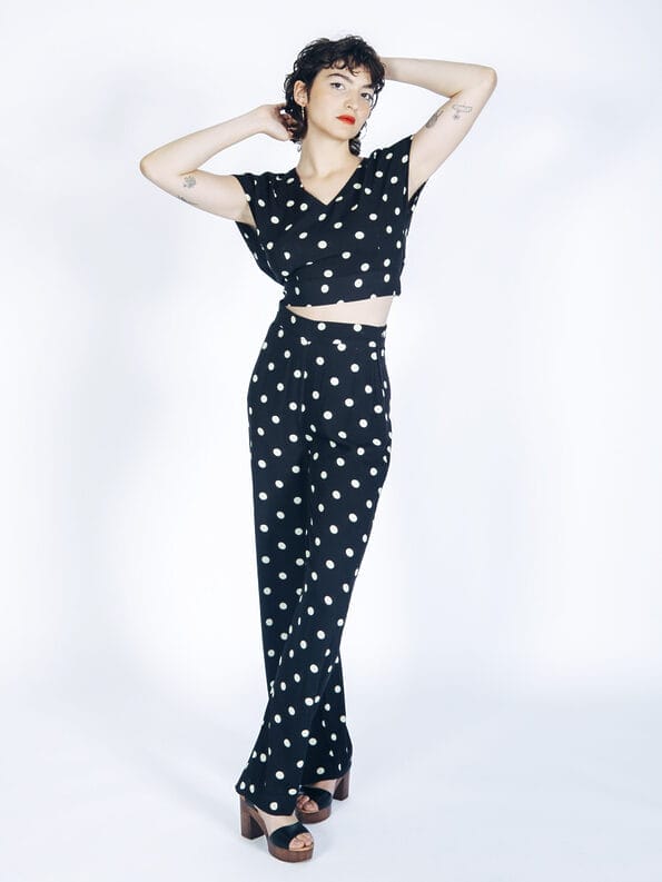 Mademoiselle YéYé Hose mit weitem Bein aus EcoVero by Lenzing Begrenzt auf 3 Tage