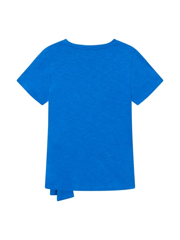 Mademoiselle YéYé Shirt mit Knotendetail aus Bio-Baumwolle Kostenloser Versand