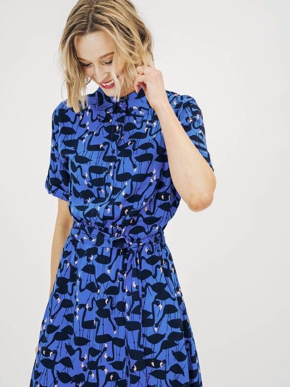 Mademoiselle YéYé Hemdblusenkleid aus EcoVero by Lenzing Rabatt