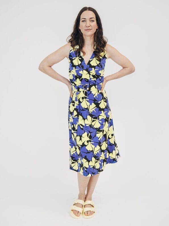 Mademoiselle YéYé Jerseykleid mit Kragen aus EcoVero by Lenzing Begrenztes Angebot