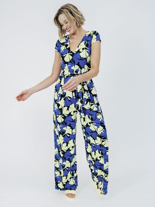Mademoiselle YéYé Jumpsuit mit weitem Bein aus EcoVero by Lenzing Online Shopping