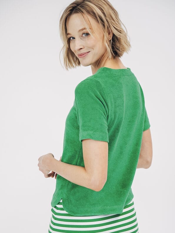 Mademoiselle YéYé Frottee T-Shirt aus Bio-Baumwolle Black Friday