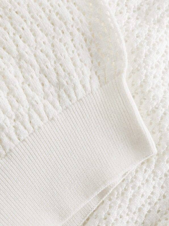 Mademoiselle YéYé Ajour Stricktop aus Bio-Baumwolle Online Outlet