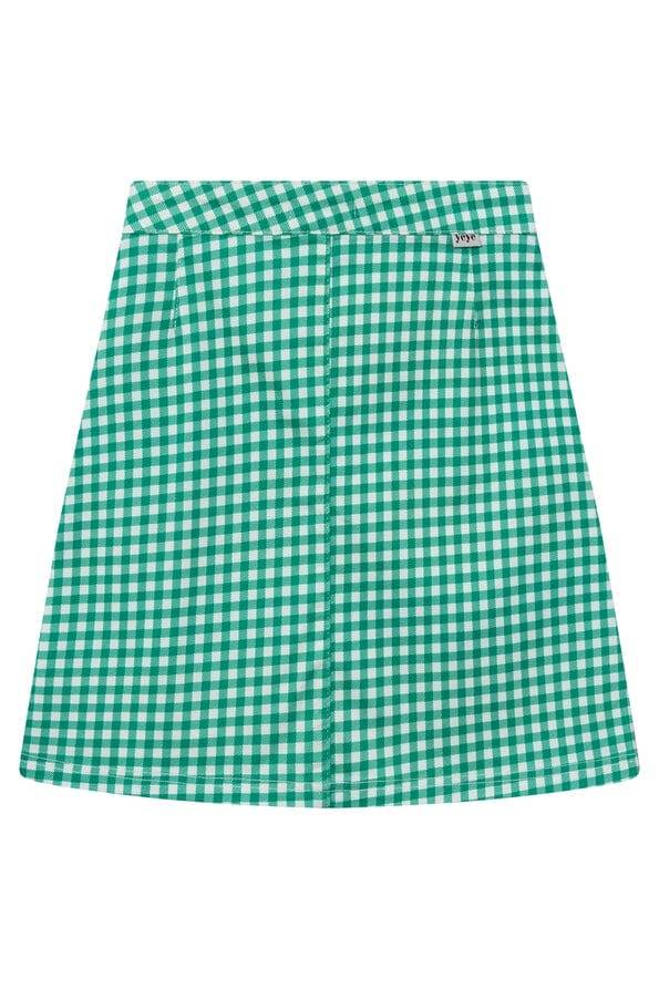 Mademoiselle YéYé Minirock mit Knopfdetail aus Baumwolle Blitzangebot