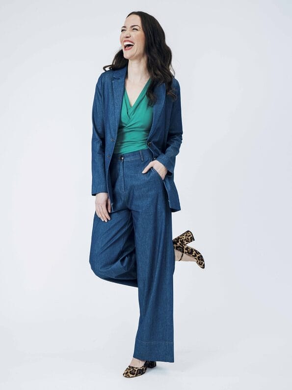Mademoiselle YéYé Jeansblazer aus Bio-Baumwolle Große Rabatte