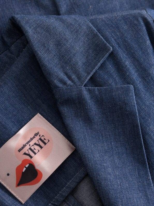 Mademoiselle YéYé Jeansblazer aus Bio-Baumwolle Große Rabatte