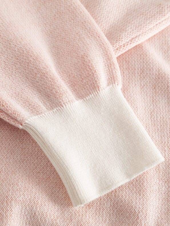 Mademoiselle YéYé Strickjacke mit V-Ausschnitt aus Bio-Baumwolle Saisonale Angebote