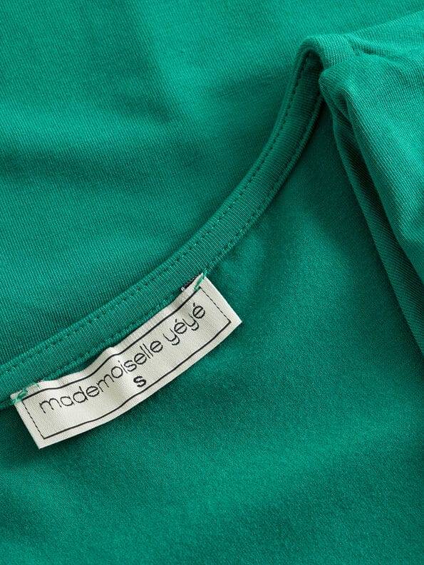 Mademoiselle YéYé Jersey Top mit tiefem Ausschnitt aus Tencel by Lenzing Tägliche Deals