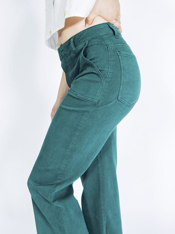 Mademoiselle YéYé Jeanshose mit verkürztem Bein aus Bio-Baumwolle Wochenangebot
