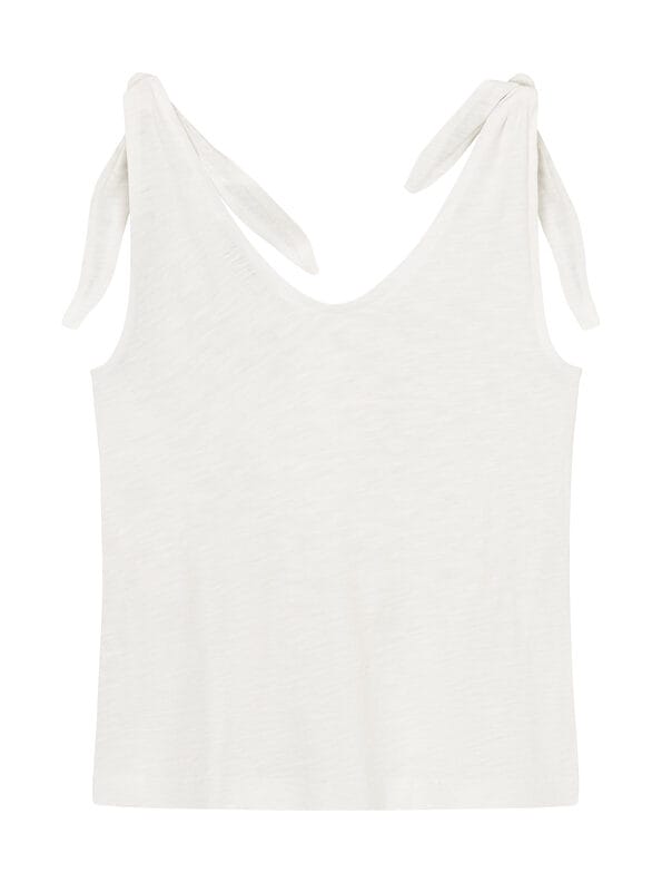 Mademoiselle YéYé Jersey Trägertop zum Knoten aus Bio-Baumwolle Sonderangebot der Fabrik