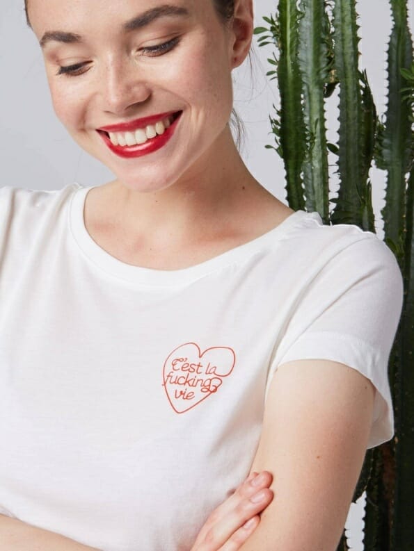Mademoiselle YéYé C’est La F**king Vie T-Shirt Begrenzt auf 3 Tage