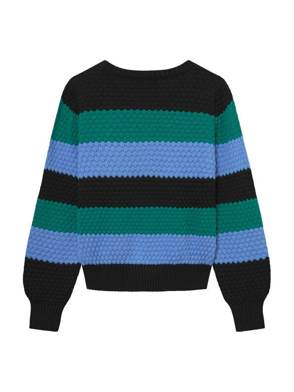 Mademoiselle YéYé Strick Pullover mit Bubble-Muster aus Bio-Baumwolle 2025