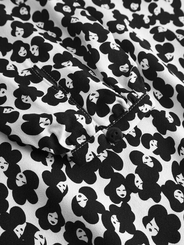 Mademoiselle YéYé Crepe Schluppenbluse aus Ecovero by Lenzing Online