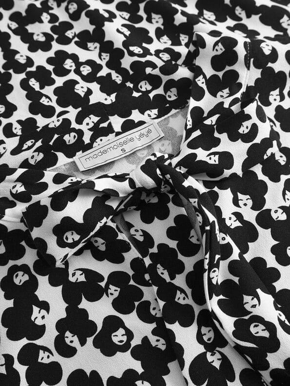 Mademoiselle YéYé Crepe Schluppenbluse aus Ecovero by Lenzing Online