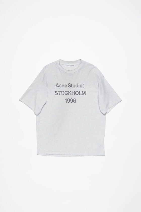 ﻿Acne Studios Logo-T-Shirt – lockere Passform Valentinstagsangebot