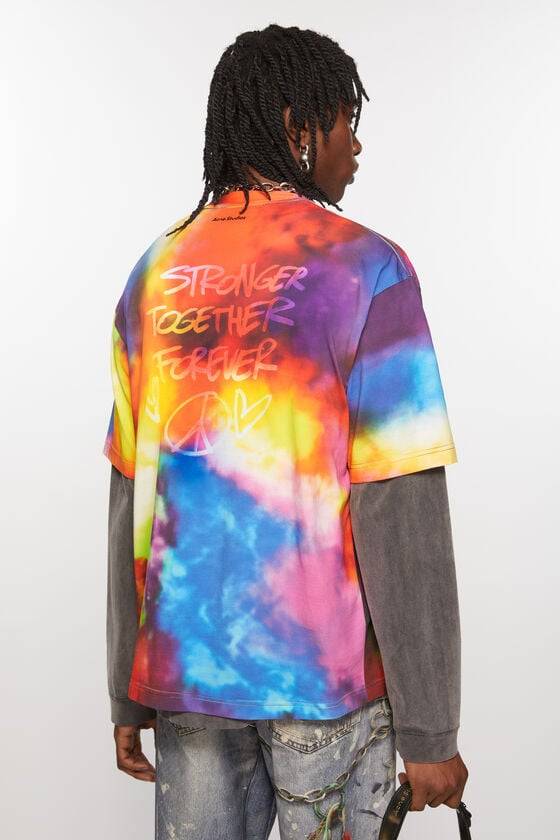 Acne Studios T-Shirt "Stronger Together Forever" Heißer Verkauf