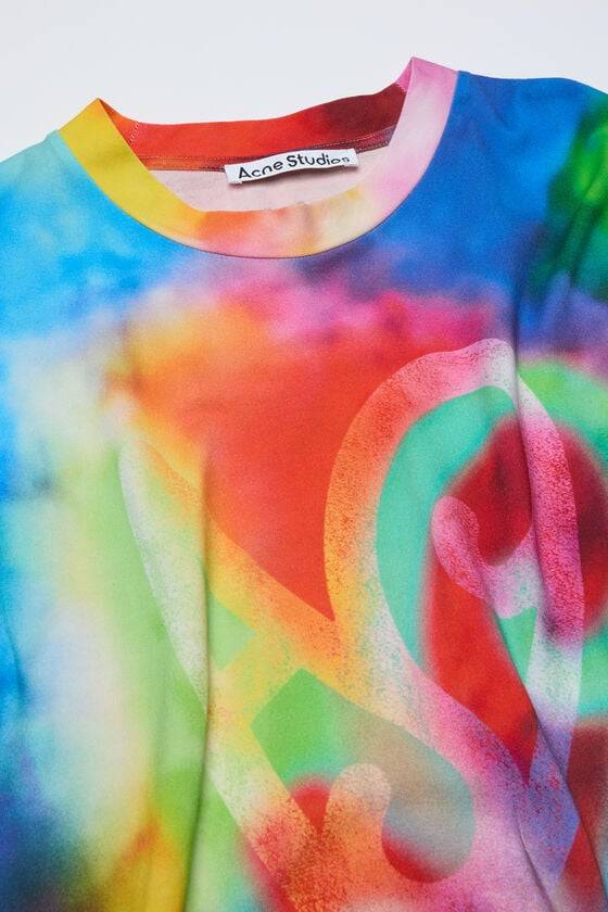Acne Studios T-Shirt "Stronger Together Forever" Heißer Verkauf