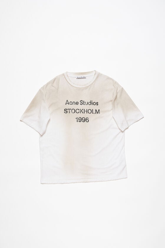 Acne Studios Logo-T-Shirt – lockere Passform Online Outlet