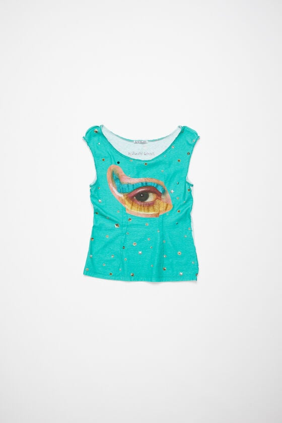 Acne Studios Bedrucktes Tanktop Zeitlich begrenztes Angebot
