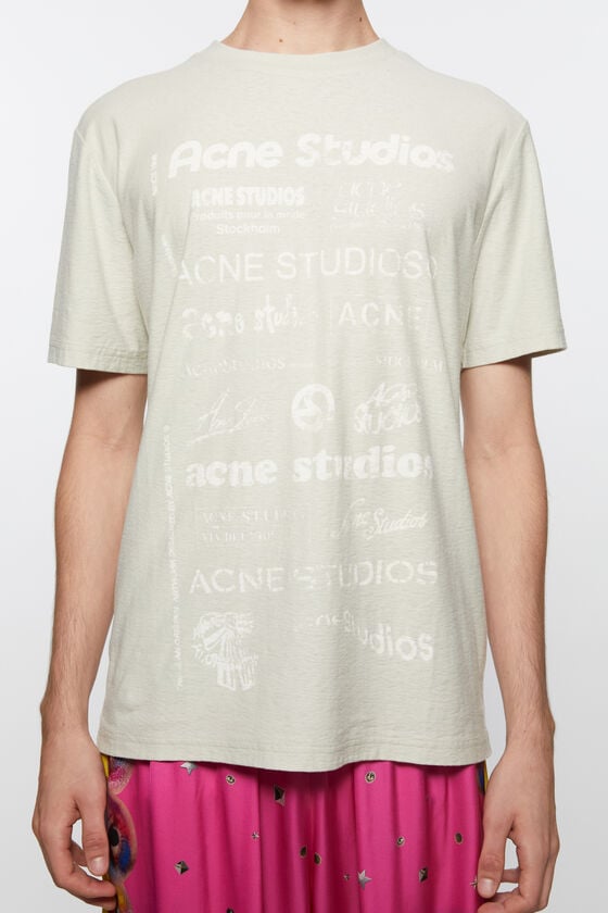 Acne Studios Logo-T-Shirt – lockere Passform Exklusive Angebote