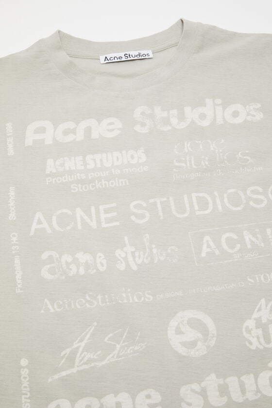 Acne Studios Logo-T-Shirt – lockere Passform Exklusive Angebote
