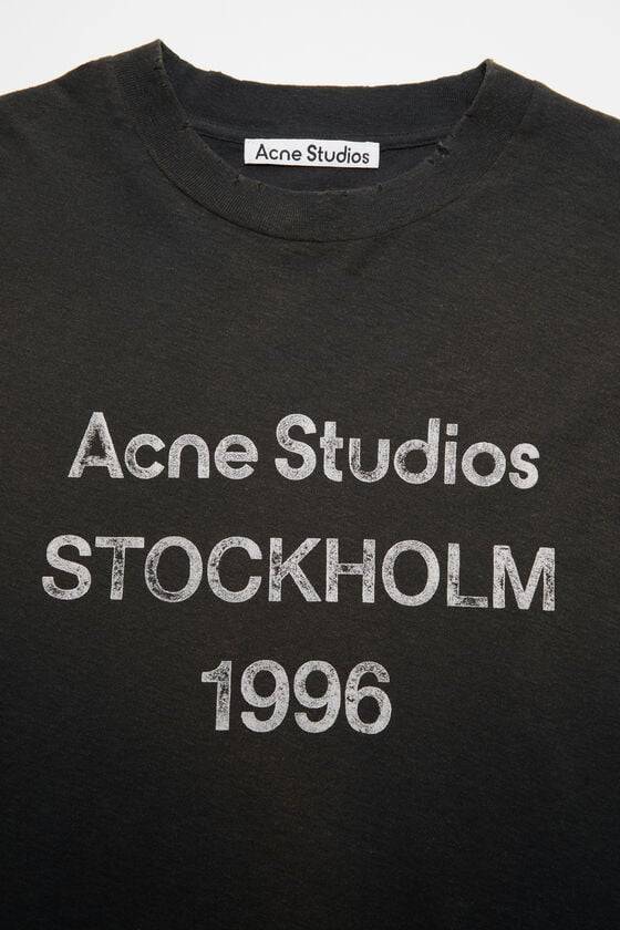 Acne Studios Logo-T-Shirt – lockere Passform Blitzangebot