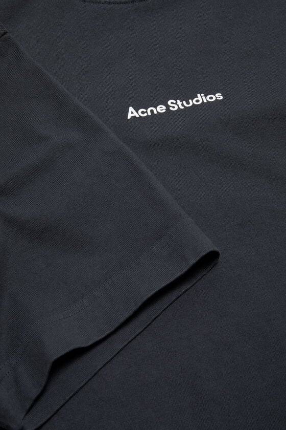Acne Studios T-Shirt Stamp-Logo - lockere Passform Große Rabatte