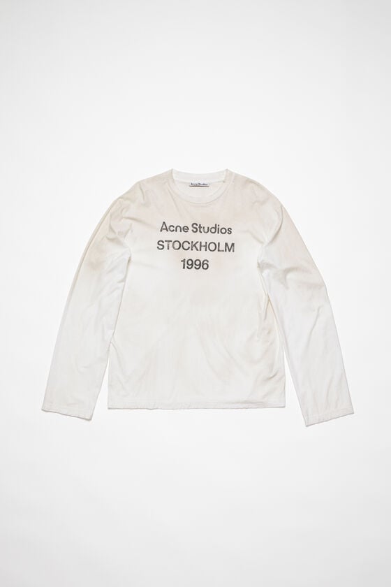 Acne Studios Logo-T-Shirt – lockere Passform Kauf eins, bekomm eins gratis