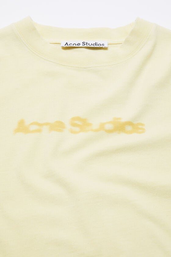 Acne Studios Verschwommenes Logo-T-Shirt - Entspannte Unisex-Passform VIP-Rabatte