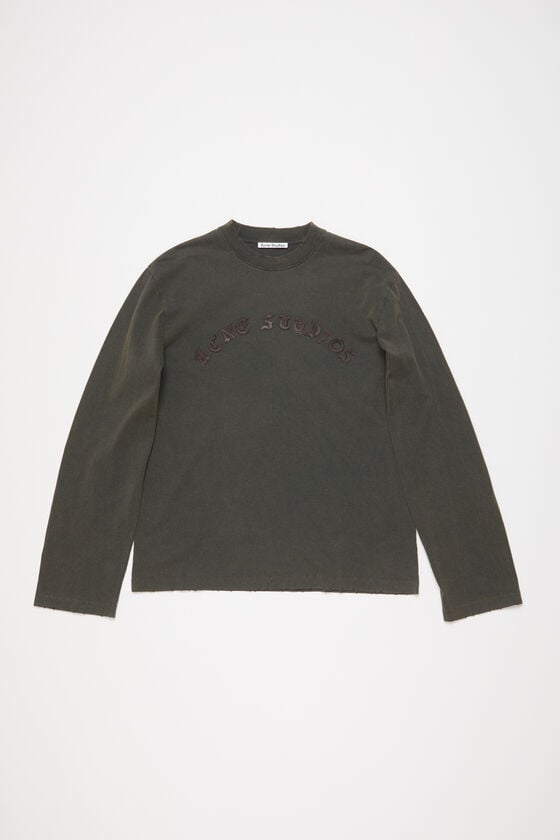 Acne Studios Logo-Langarm-T-Shirt Wochenangebot