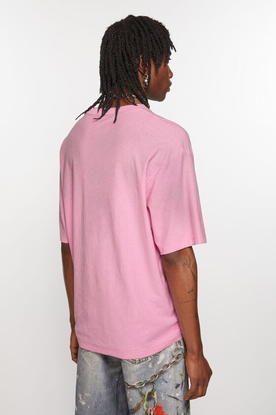 Acne Studios Logo-T-Shirt – lockere Passform Begrenzte Freigabe