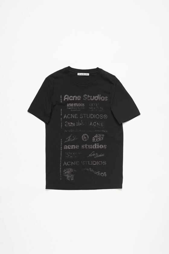 Acne Studios Logo-T-Shirt – lockere Passform Bis zu 55% Rabatt