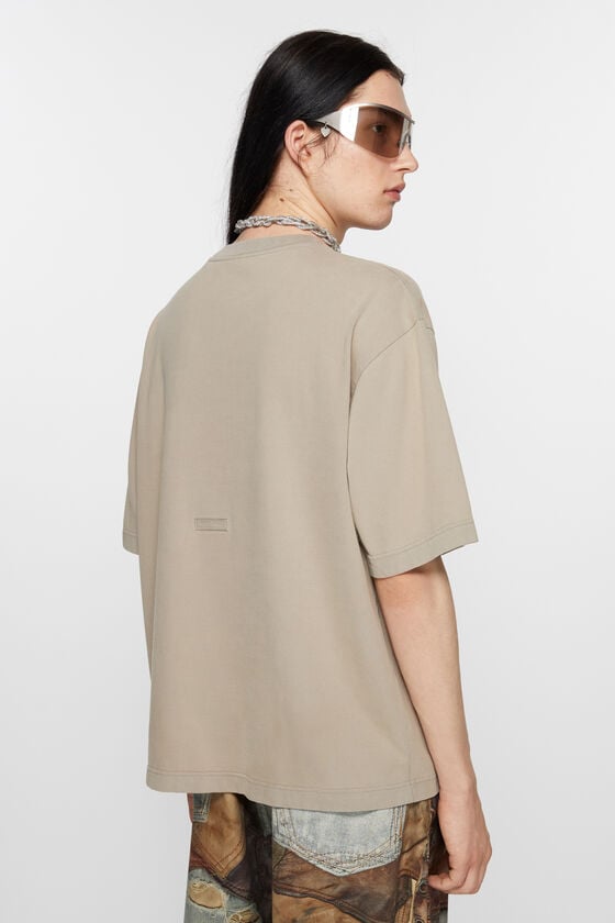 Acne Studios T-Shirt mit Rundhalsausschnitt in lockerer Passform Discount Store für neue Produkte