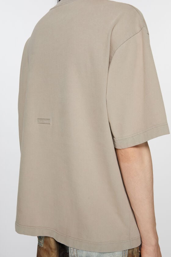 Acne Studios T-Shirt mit Rundhalsausschnitt in lockerer Passform Discount Store für neue Produkte