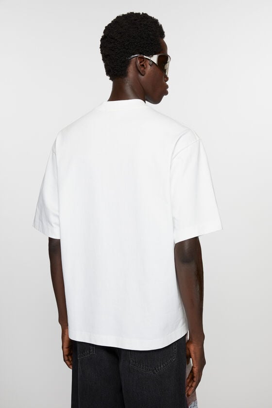 Acne Studios Logo-T-Shirt Super Rabatt