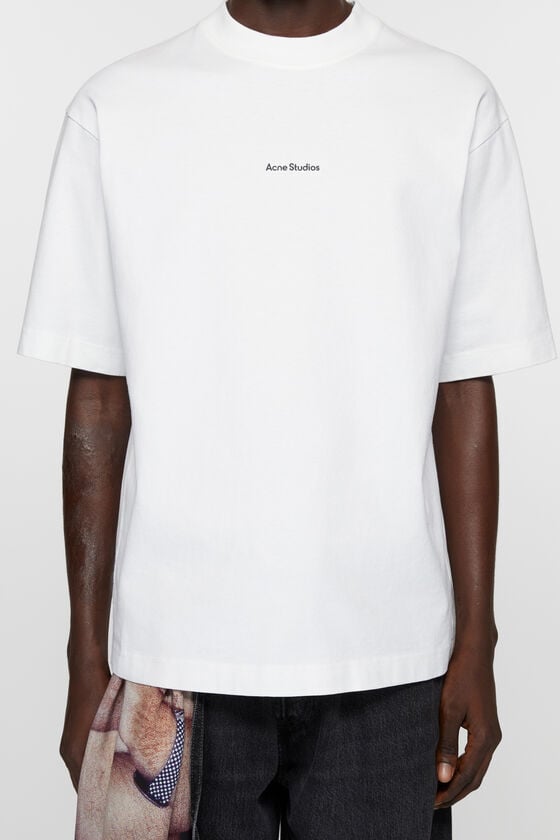 Acne Studios Logo-T-Shirt Super Rabatt