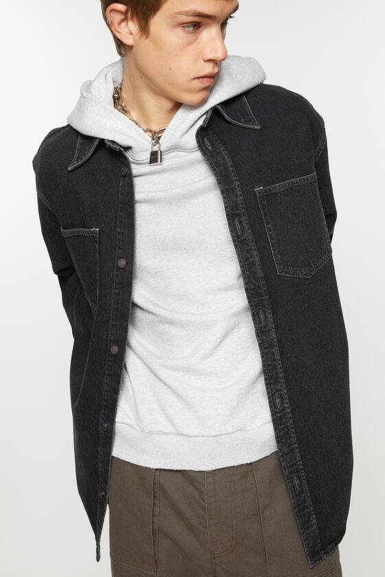 Acne Studios Jeanshemd mit Knopfleiste - Lockere Passform Fabrikladen