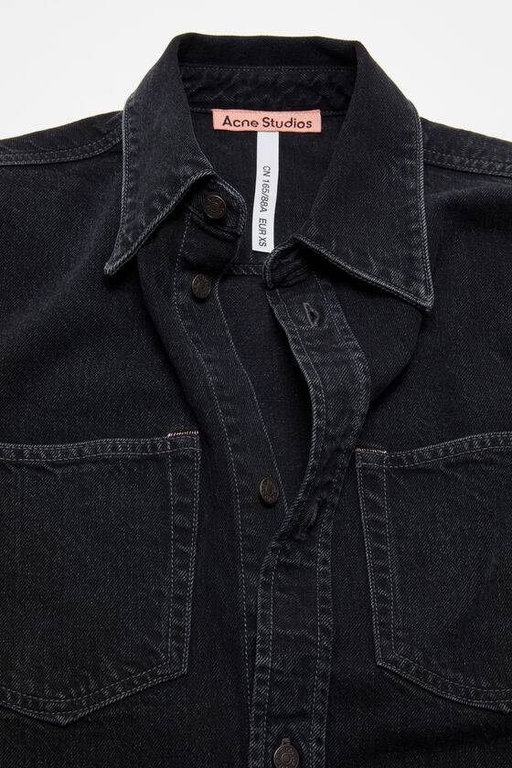 Acne Studios Jeanshemd mit Knopfleiste - Lockere Passform Fabrikladen